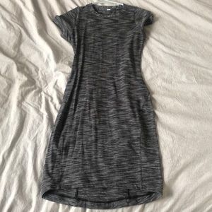 Lululemon Heathered Black T-shirt Dress